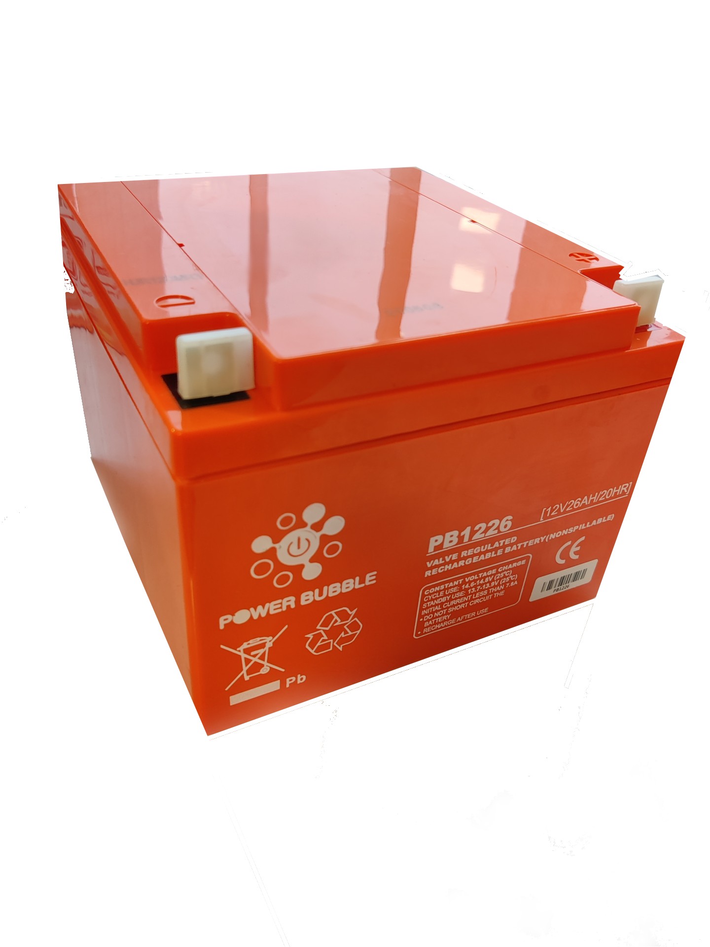 Akumuliatorius POWER BUBBLE E 26Ah 12V