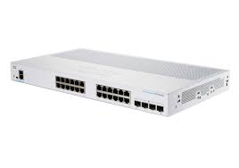 28 prievadų komutatorius CISCO CBS250-24T-4GEU