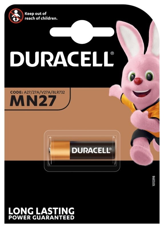 Baterija Duracell Alkaline 27A (1 vnt.)