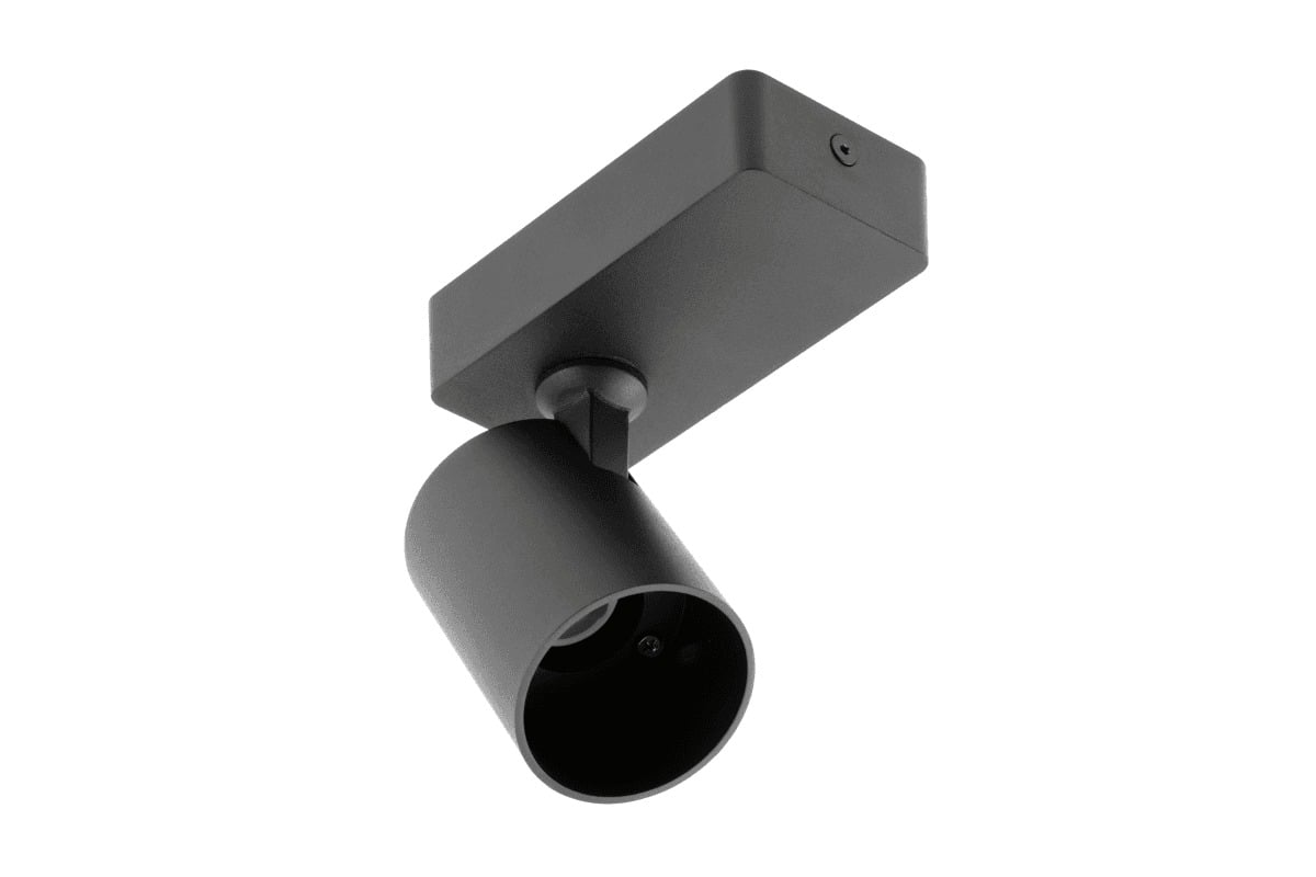 SANTO LED šviestuvas (apvalus, aliuminis, juodas, 20W, IP20) GTV OS-SAN20WOK1-00