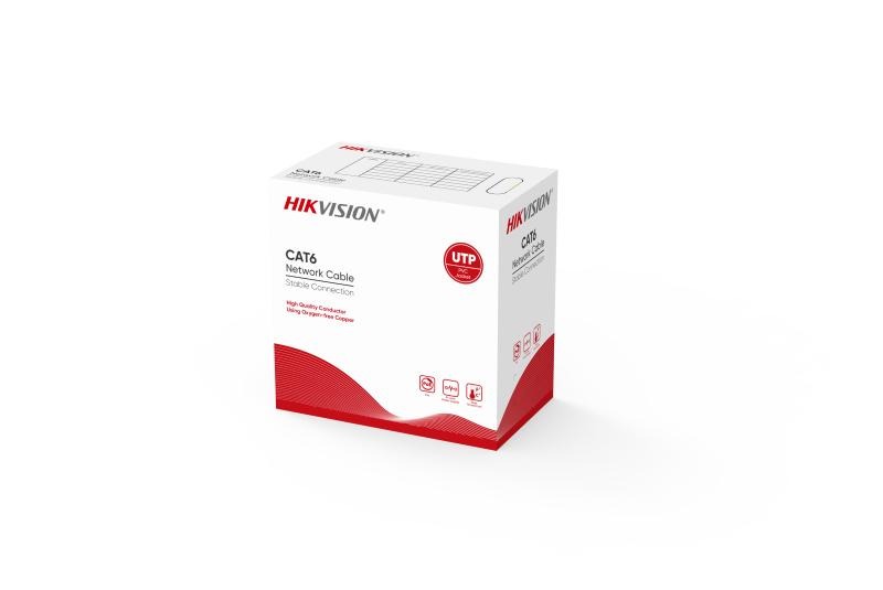 Kabelis ryšio Hik-vision UTP 6 (Gysla-0.55mm, ritė 305m) DS-1LN6-UU