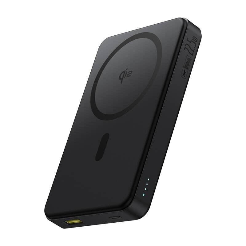 "Baseus Airpow2 Qi2" magnetinis maitinimo blokas 10000 mAh 22,5 W (juodas)