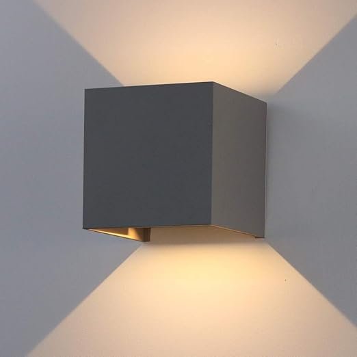 12W LED sieninis šviestuvas su judesio davikliu A