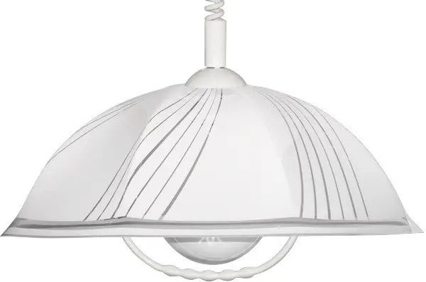 Pakabinamas šviestuvas VENTI, 1 x 60 W max , E27, baltos sp., ø44 cm