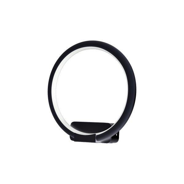 Sieninis LED šviestuvas MILAGRO ORION BLACK, 10 W, 400 lm, 3000 K, juodos sp.