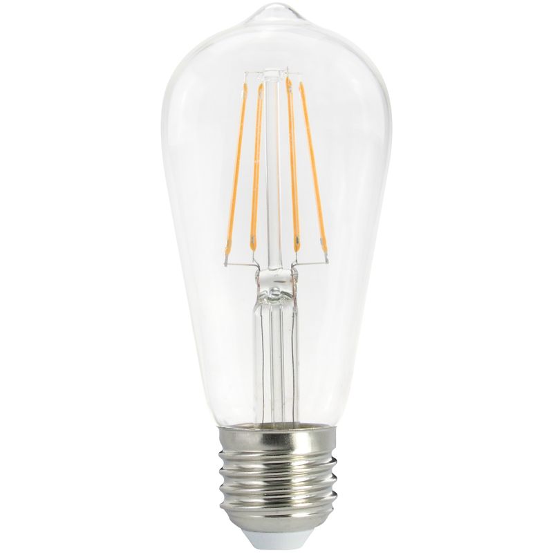 LED lemputė AVIDE, E27 ST57, 7W (=60W), 2700K, 806 lm, filamentinė