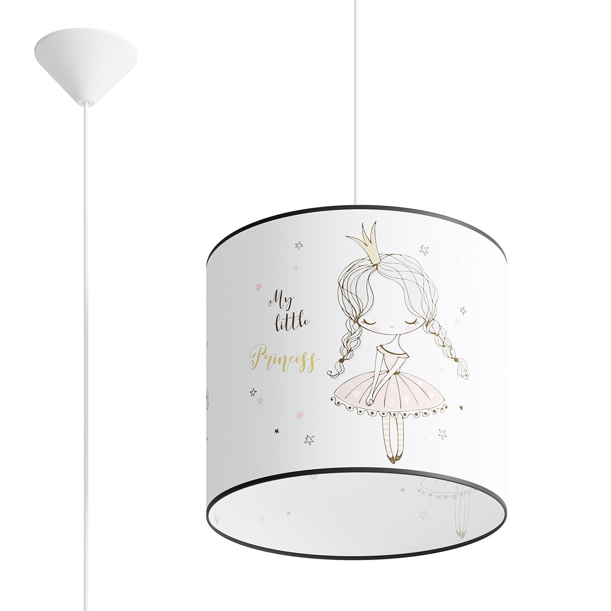 Pakabinamas šviestuvas SOLLUX PRINCESS 30, 1xE27, max 15 W LED, daugiaspalvis