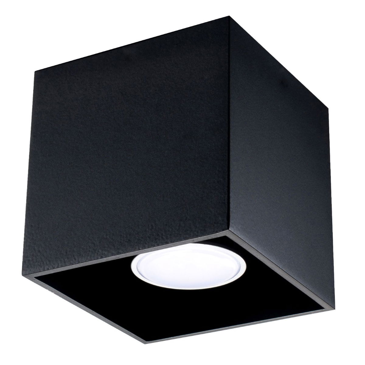 Lubinis šviestuvas SOLLUX QUAD 1 juodas, 40 W