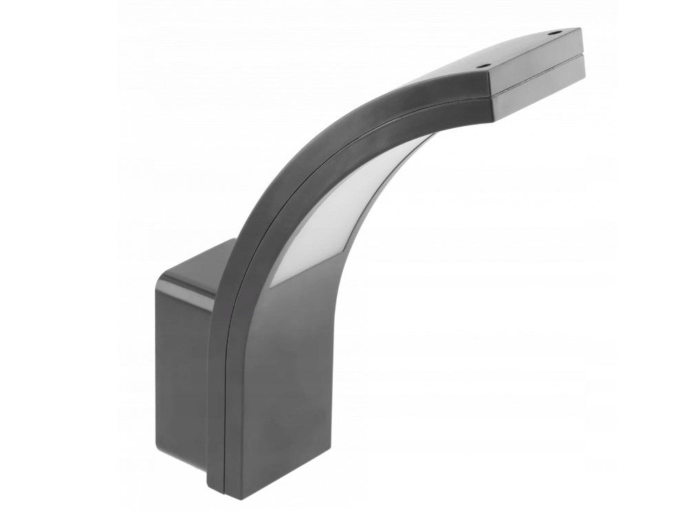 Sieninis LED lauko šviestuvas GTV PARIS, IP54, 4000 K, 10 W, 900 lm, 26 x 7 cm