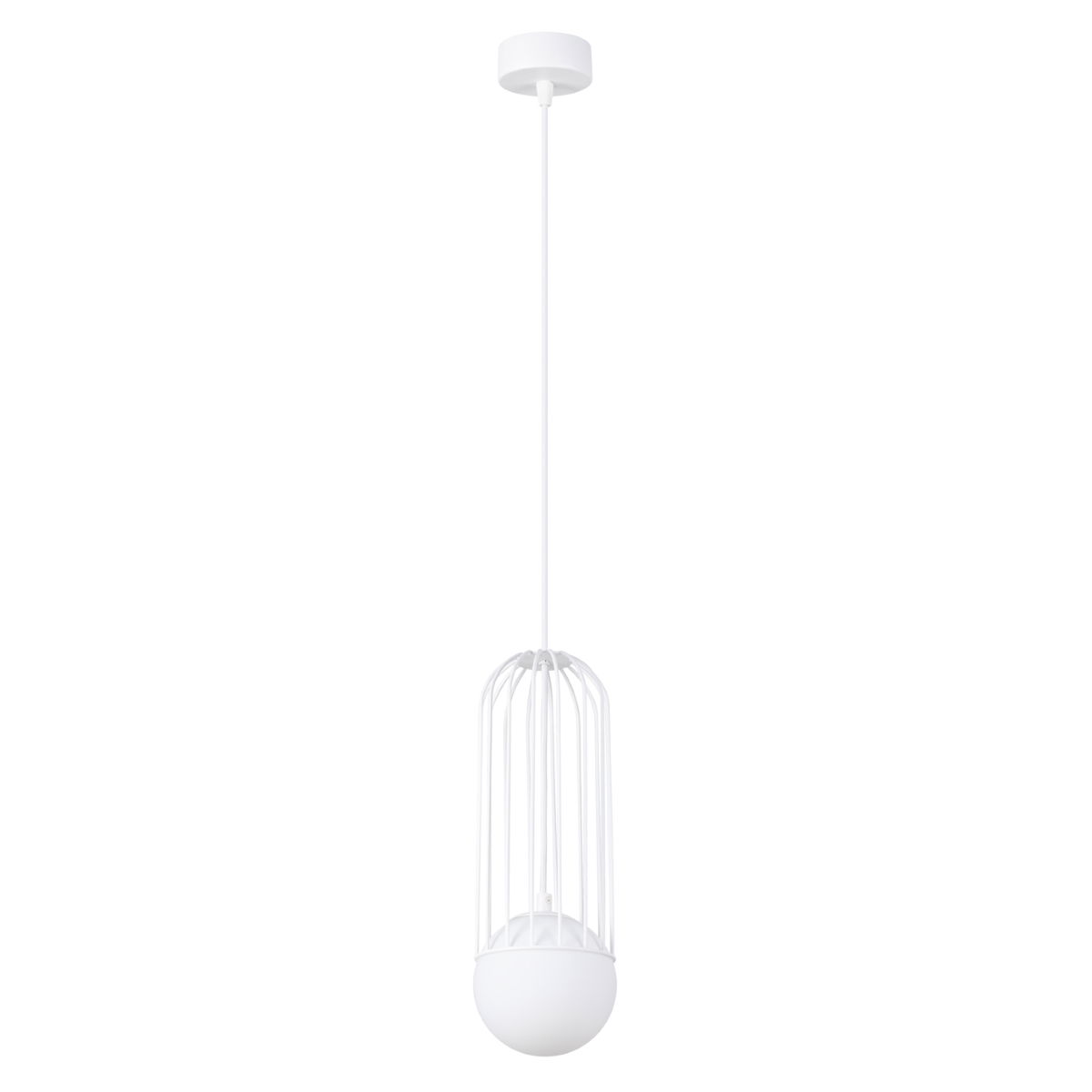 Pakabinamas šviestuvas SOLLUX BRINA 1, 1xG9, max 8 W LED, baltas