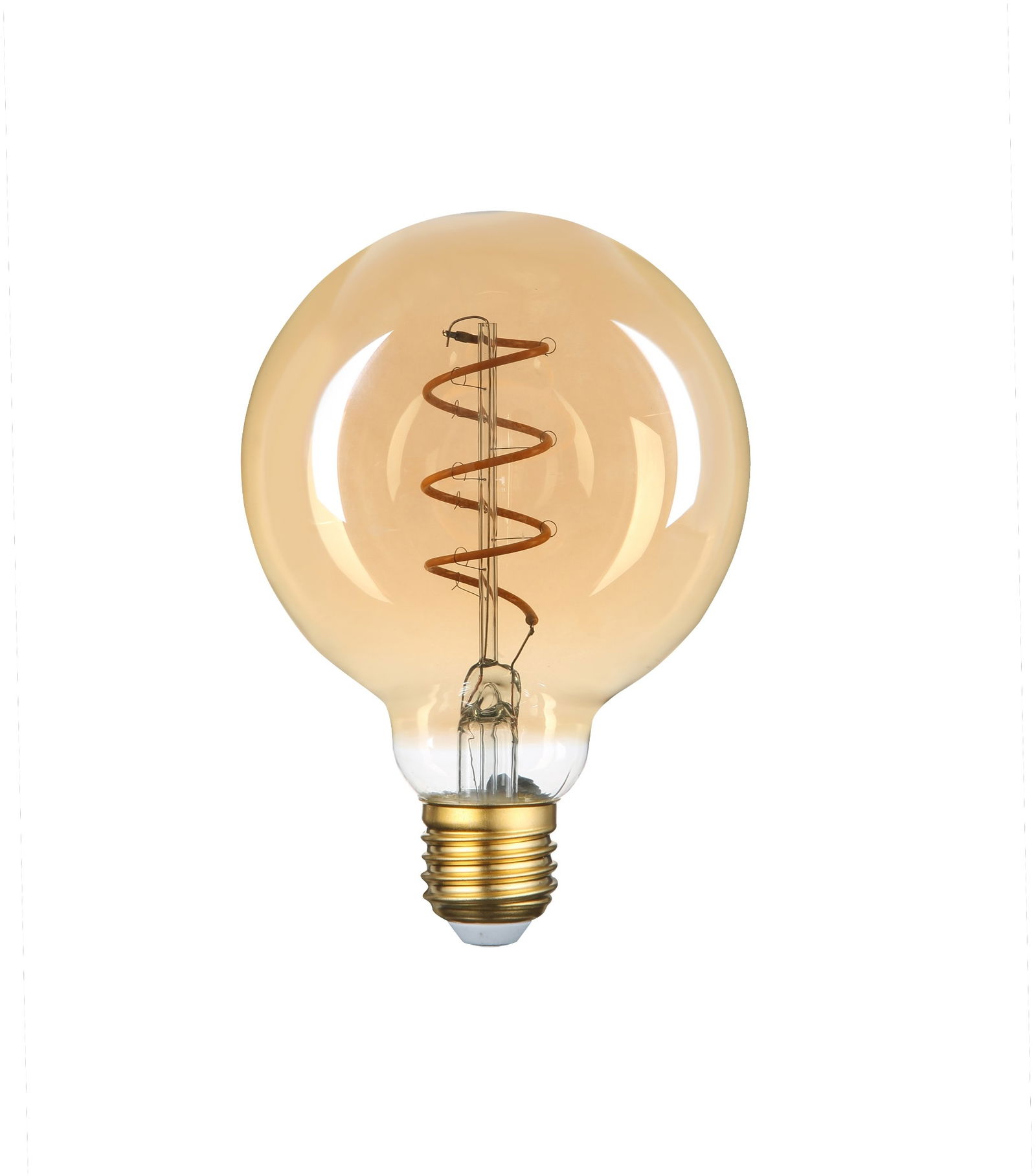 Dekoratyvinė LED lemputė AVIDE SOFT FILAMENT, E27 G80, 4,5W (=35W), 2700K, 400 lm