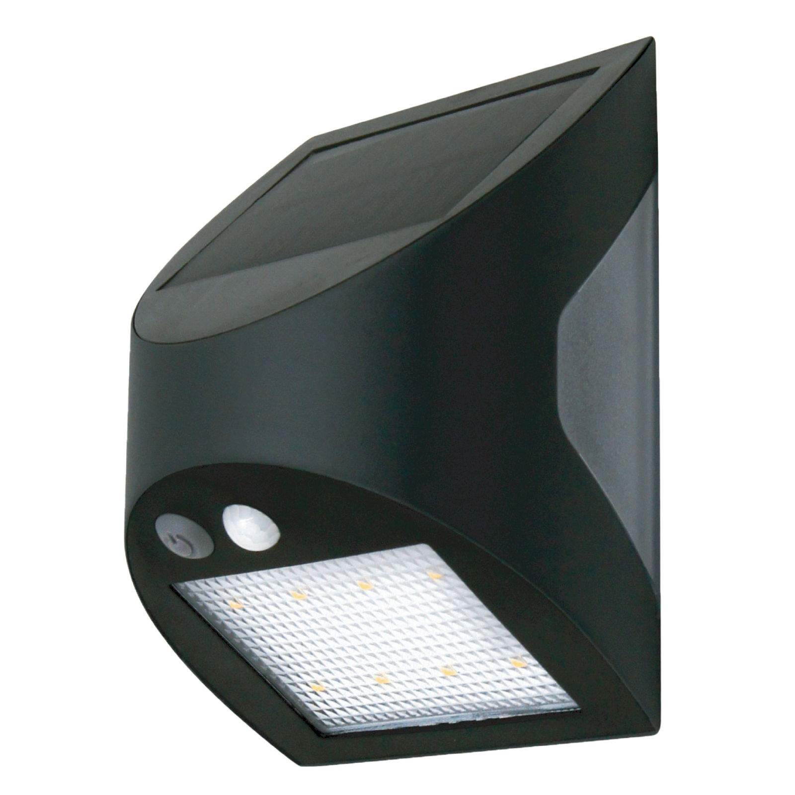 Sieninis LED lauko šviestuvas SPECTOR LIGHT įkr saule/Type-C IP44 3W 7000K 240lm juodos sp