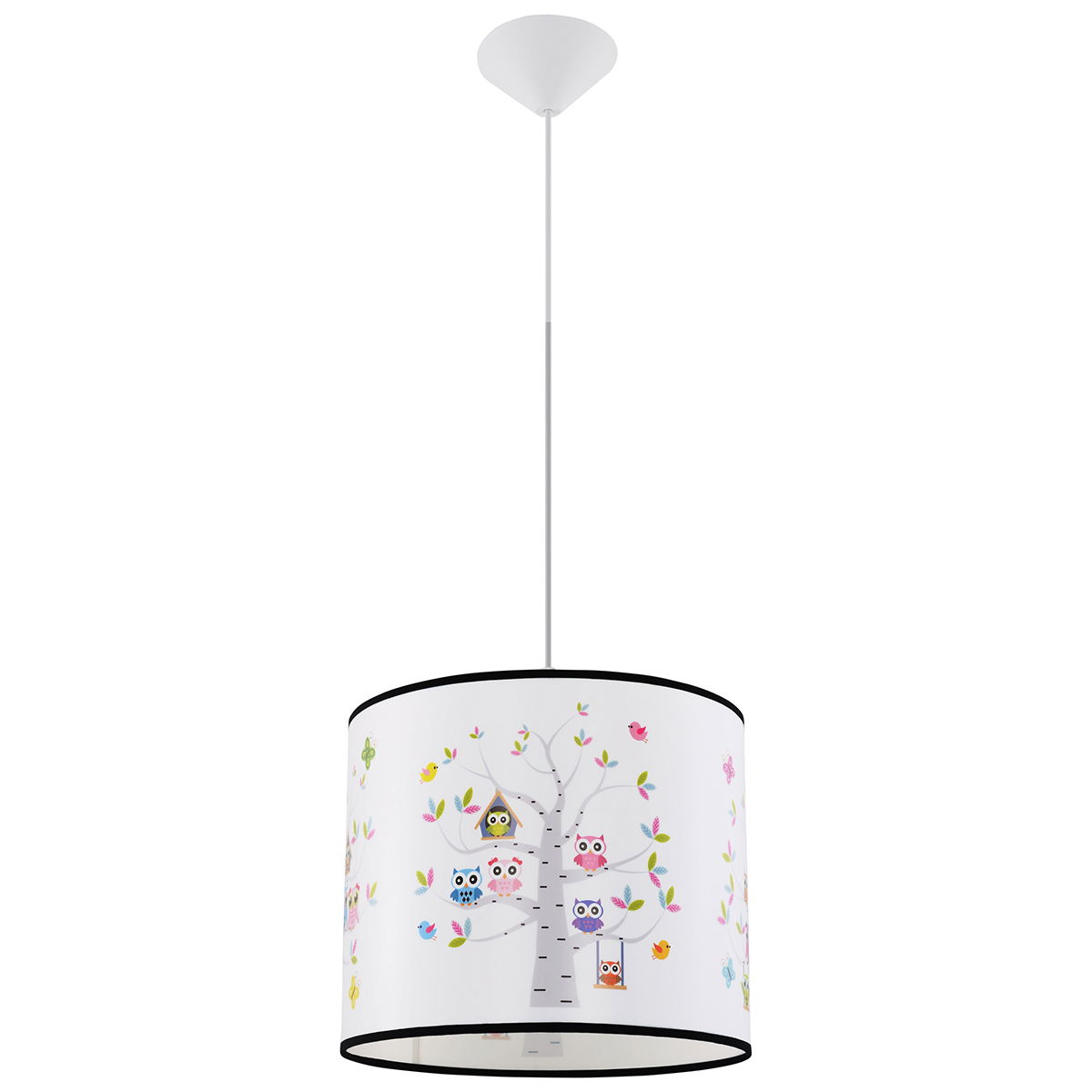 Pakabinamas šviestuvas SOLLUX OWLS 30, 1xE27, max 15 W LED, daugiaspalvis