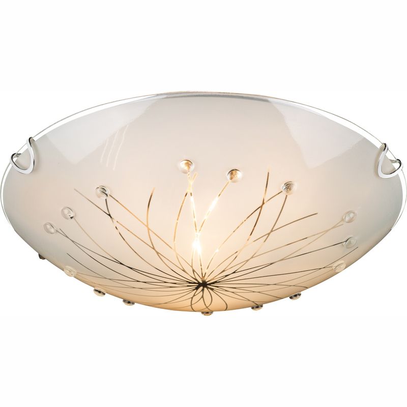 Lubinis šviestuvas GLOBO CALIMERO I, 2 x E27, 60W, su stiklu, ø30 x 6,5 cm