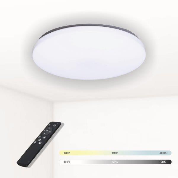 Išmanusis plafoninis LED šviestuvas TOPE SOPOT, 2 x 24 W