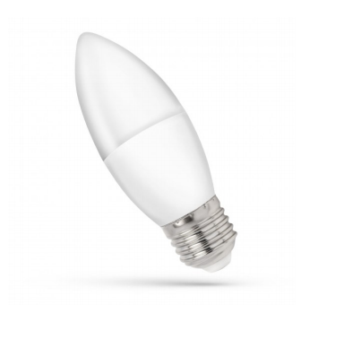 LED lemputė SPECTOR LIGHT, E27 C37, 5W, 3000K, 470 lm