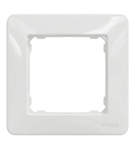 Vienvietis rėmelis SCHNEIDER Sedna Design, baltas; SDD311801