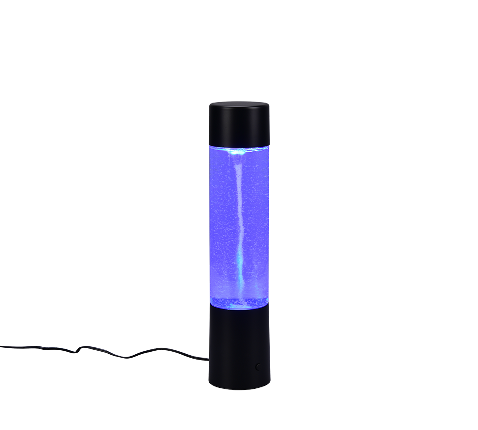 Stalinis LED šviestuvas REALITY Tornado, 0,9W, RGB, juodos sp., ø7 x 34 cm