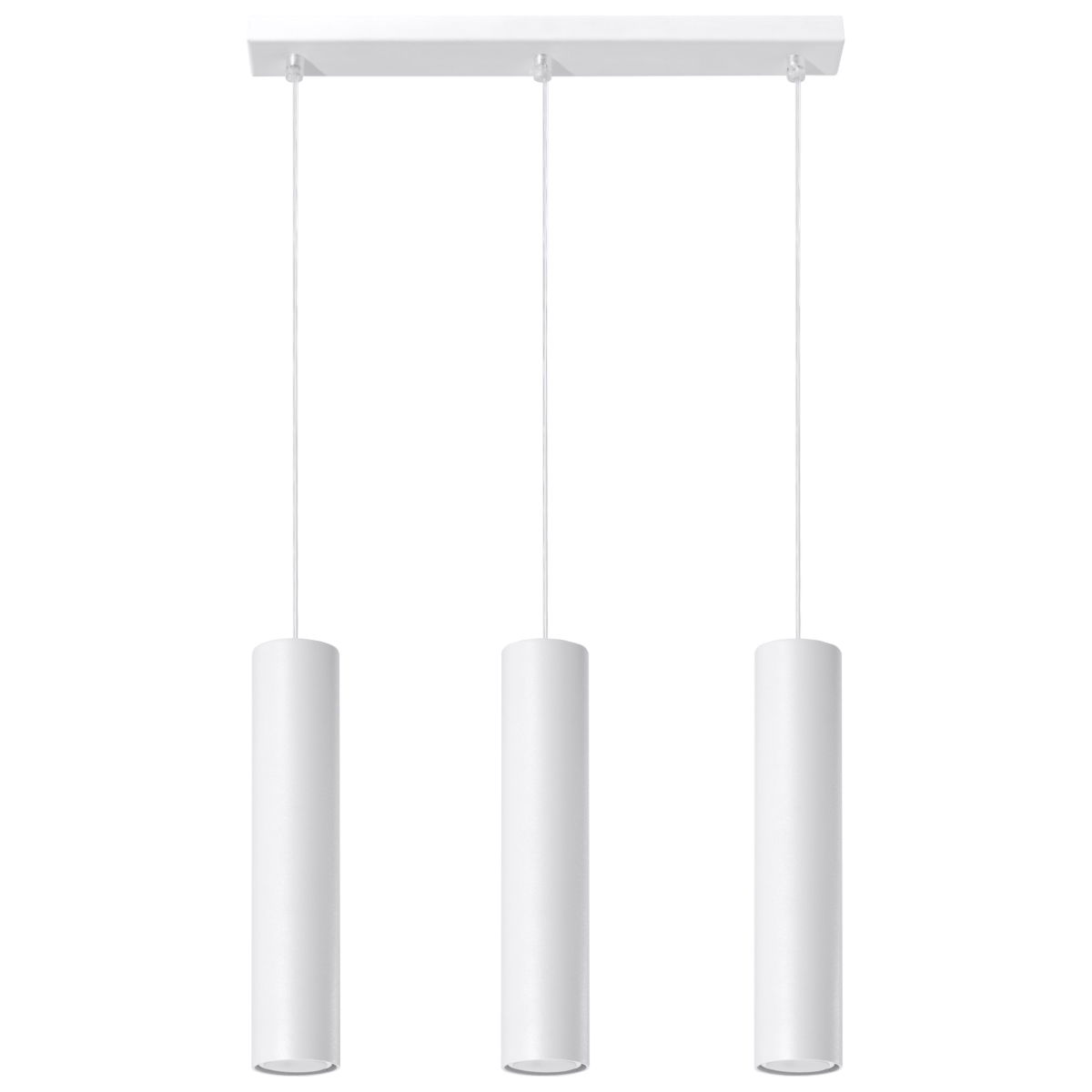 Pakabinamas šviestuvas SOLLUX LAGOS 3L baltas, 40 W