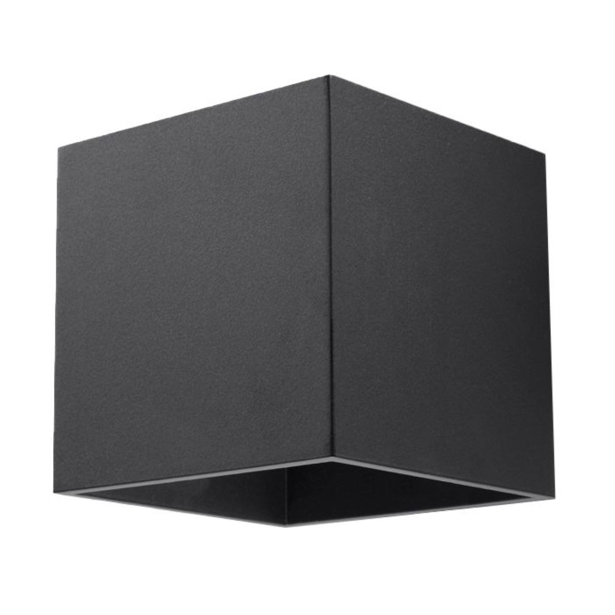 Sieninis šviestuvas SOLLUX QUAD 1 juodas, 40 W