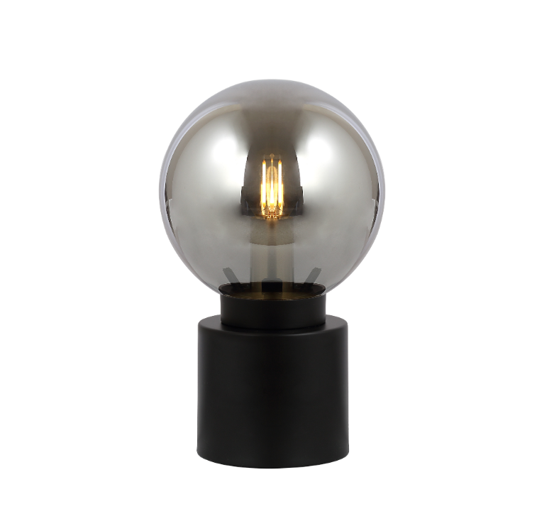 Stalinis šviestuvas GLOBO MARKA,1xE14,25W,230V,laidas 1,5m,metalinis,juodos sp, ø15x24,5cm