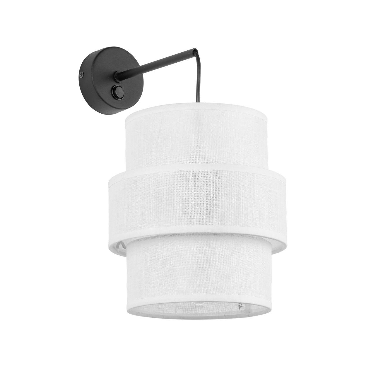 Sieninis šviestuvas CALISTO WHITE, E27 MAX 15W LED