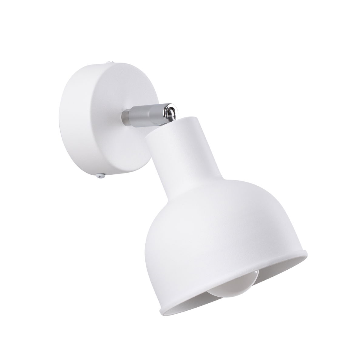 Sieninis šviestuvas SOLLUX ELBA, 1xE27, max 15 W LED, baltas