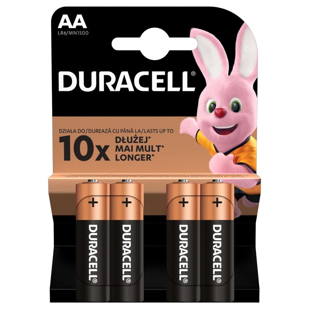 Duracell MN 1500 Basic AA (LR6) lizdinė pakuotė 4vnt.