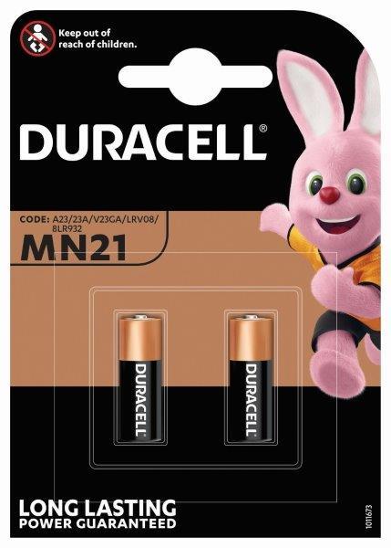 "Duracell MN 21" (LR23) lizdinė plokštelė 2vnt.