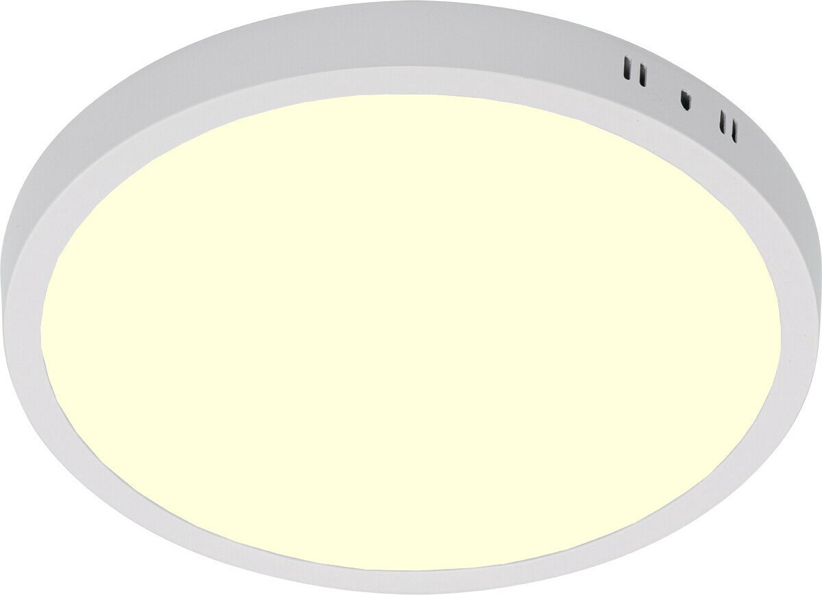 Paviršinė LED panelė HOROZ, 36 W, 4000 K, 3600 lm, baltos sp., ø29 x h3,2 cm