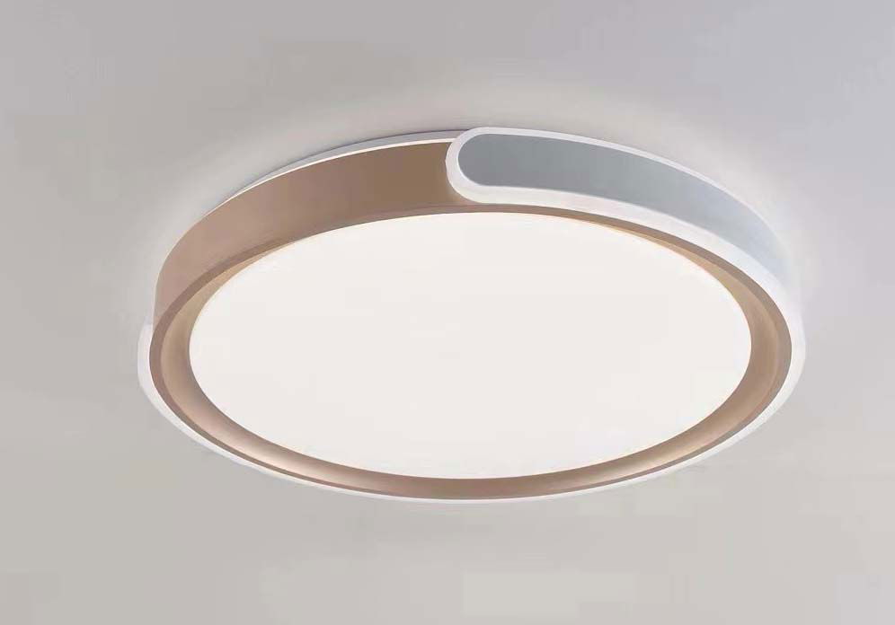 Plafoninis LED šviestuvas BALTIK GAISMA, 48W, 3000-6500K, 1500lm,balt/auks,dim, ø50cm,su pultu
