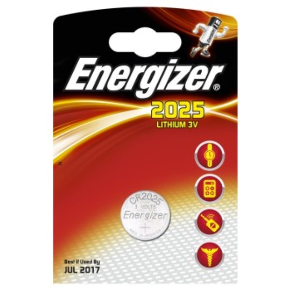 Energizer CR2025 BLISTER PACK 1PCS.