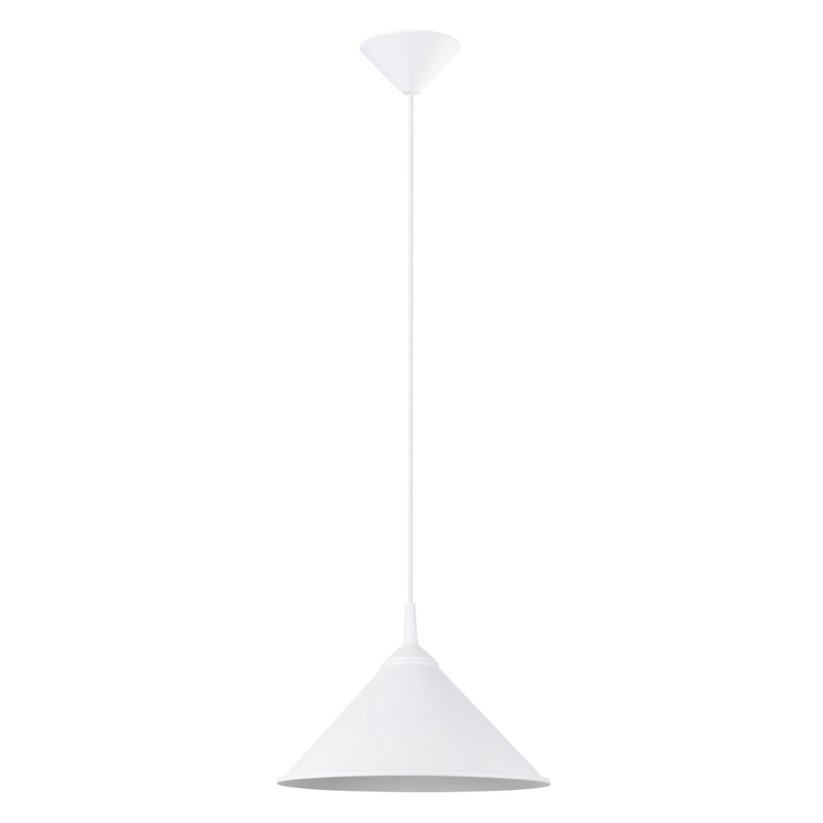 Pakabinamas šviestuvas SOLLUX ZUMA, 1xE27, max 15 W LED, baltas