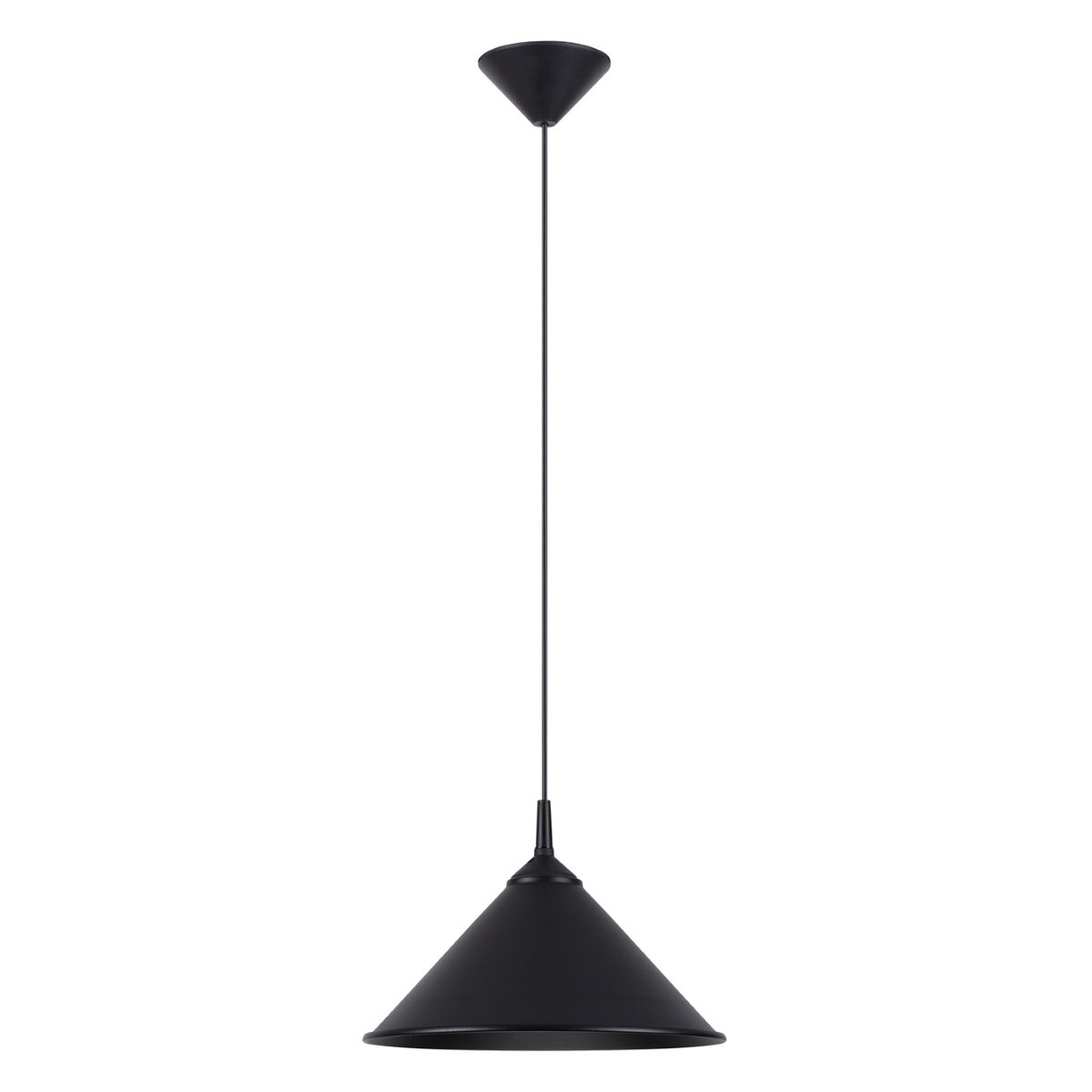 Pakabinamas šviestuvas SOLLUX ZUMA, 1xE27, max 15 W LED, juodas
