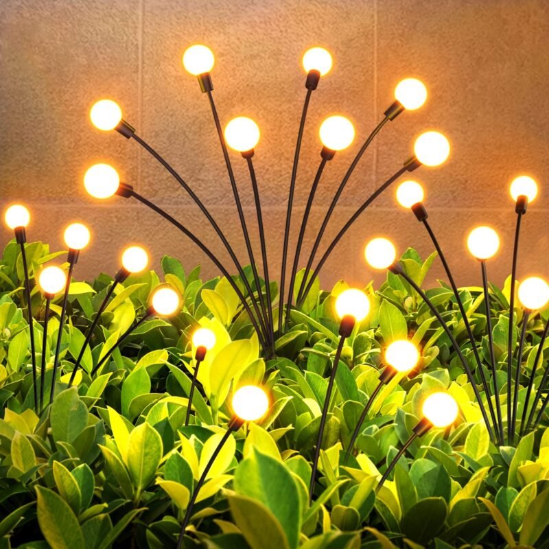 Saulės baterijos šviestuvai sodui, 4 vnt. 32LED