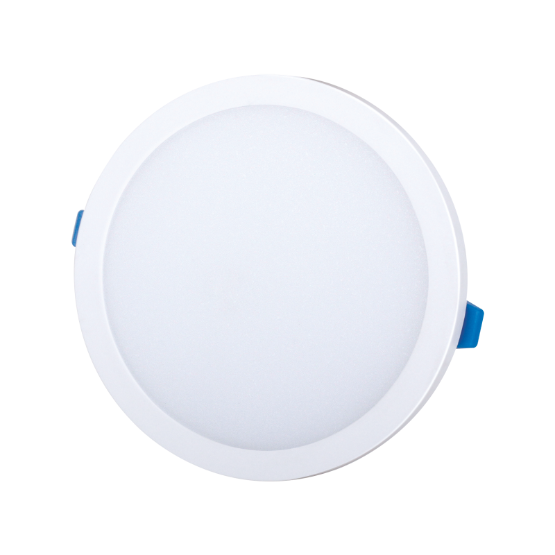 Įleidžiama LED panelė TOPE TOPAZ, IP40, 22 W, 4000 K, 1980 lm, baltos sp, apvali f, Ø22 cm