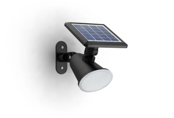 Sieninis LED lauko šviestuvas PHILIPS JIVIX, įkraunamas saulės energija, 1,4W 2700K 150lm