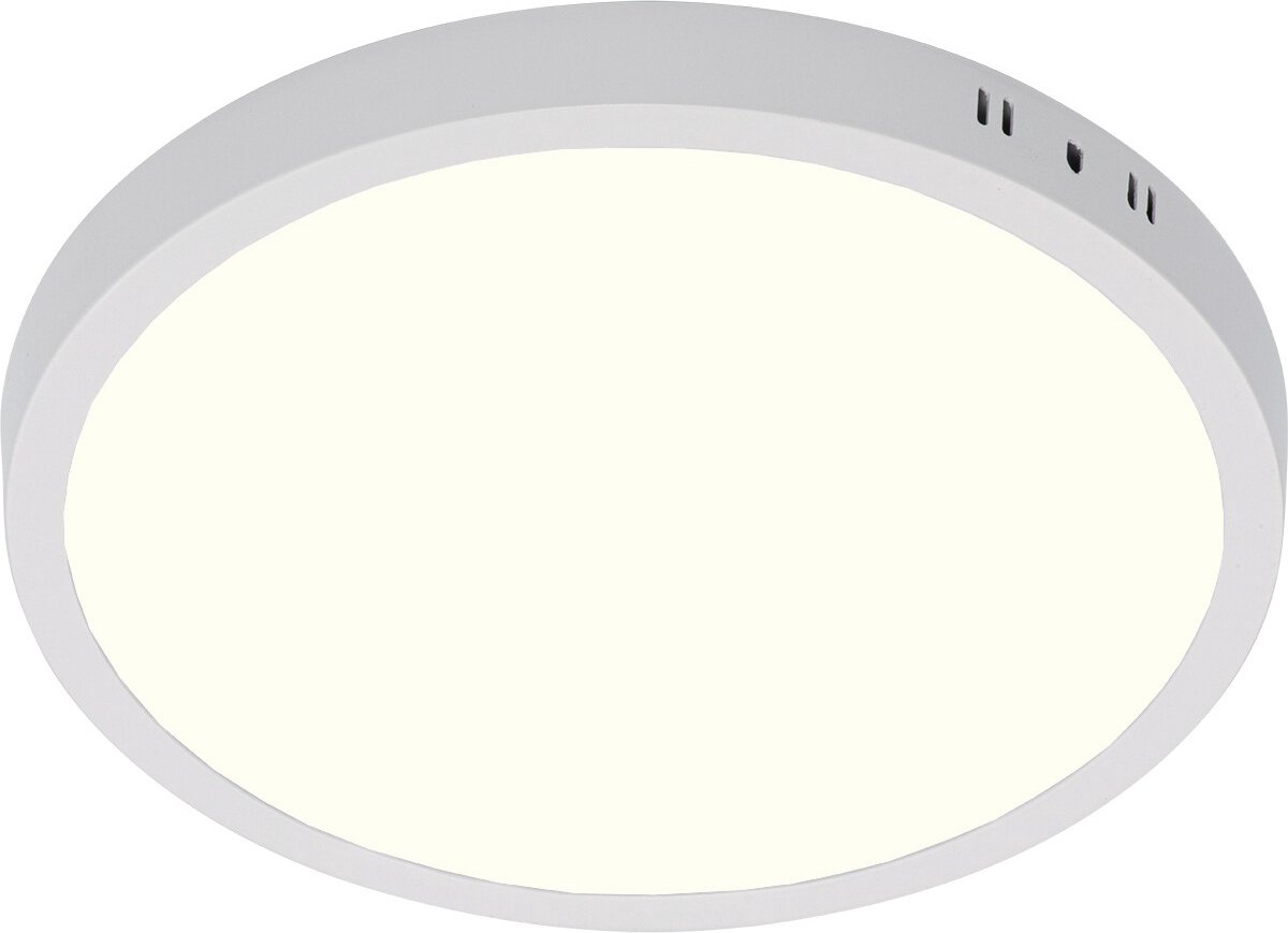 Paviršinė LED panelė HOROZ, 28 W, 4000 K, 1960 lm, baltos sp., ø28,7 x h2,8 cm