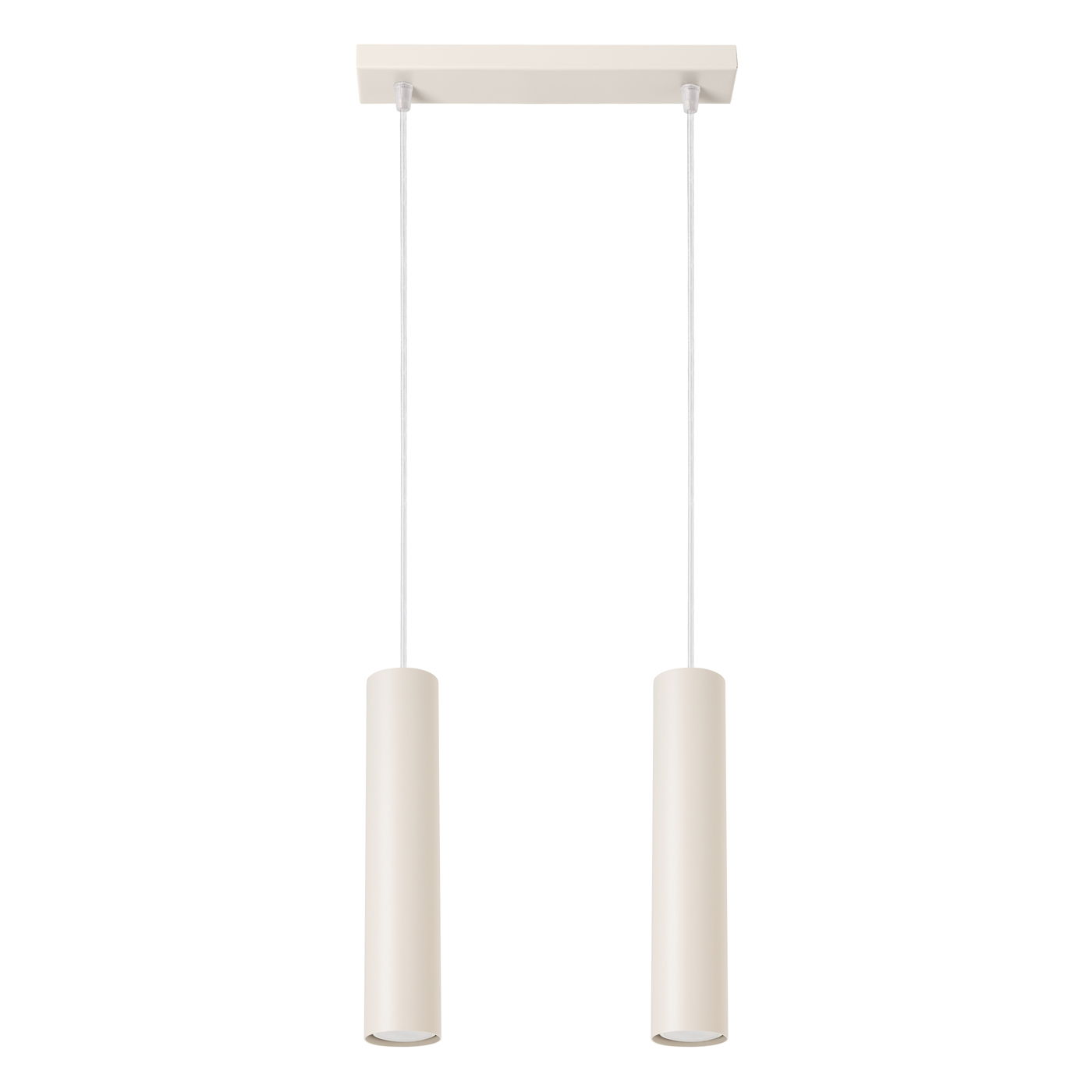 Pakabinamas šviestuvas SOLLUX LAGOS 2, GU10, 2 x max 10W LED, smėlio