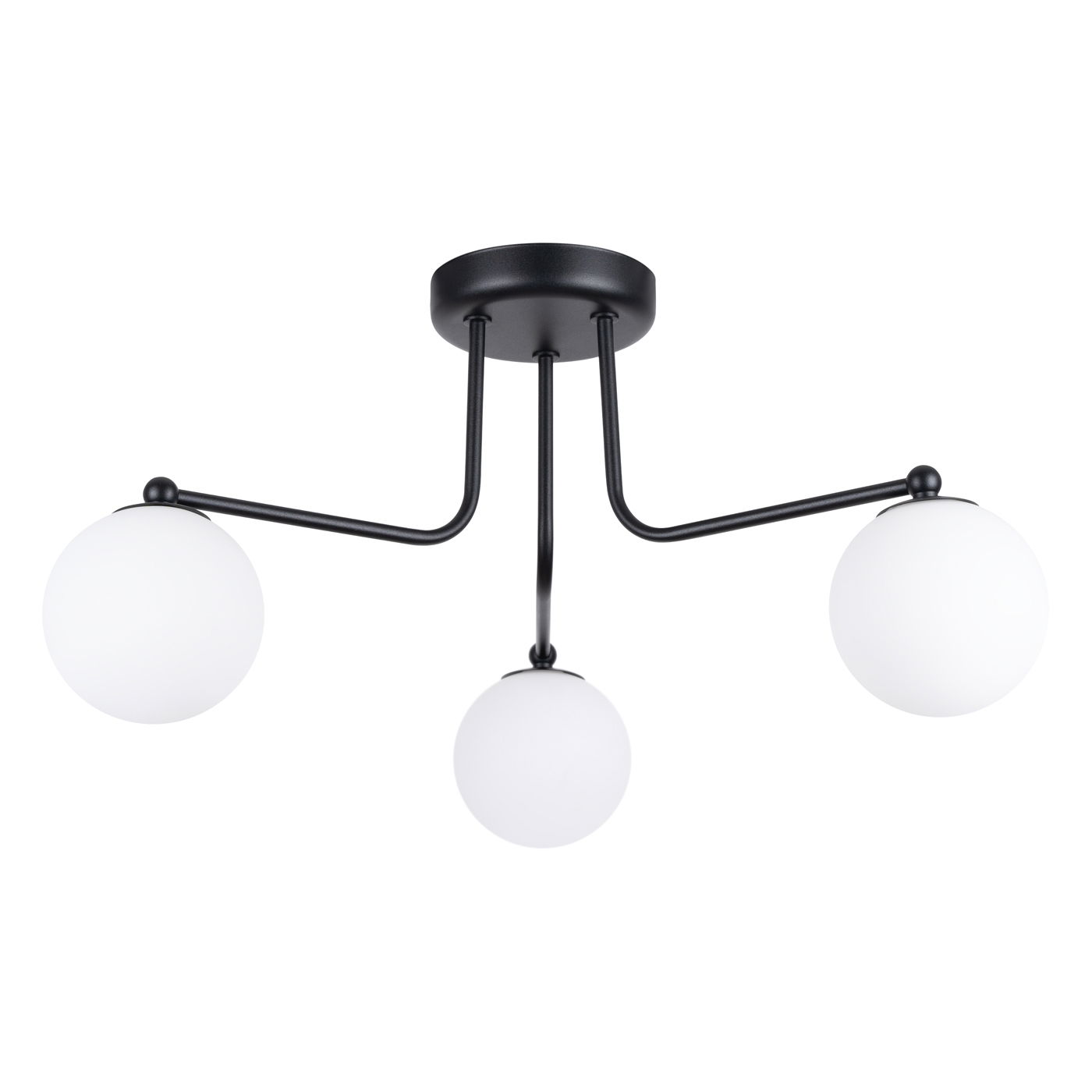 Lubinis šviestuvas SOLLUX ASTRAL 3, G9, 3 x max 8W LED, juoda