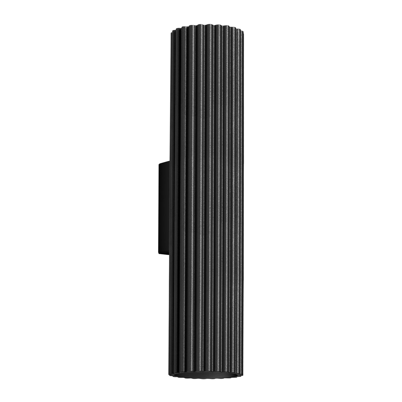 Sieninis šviestuvas SOLLUX KARBON 30, GU10, 2 x max 10W LED, juoda