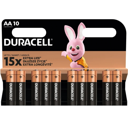 Duracell MN 1500 Basic AA (LR6) Blister Pack 10pcs