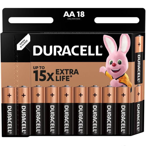 Duracell MN 1500 Basic AA (LR6) Blister Pack 18pcs