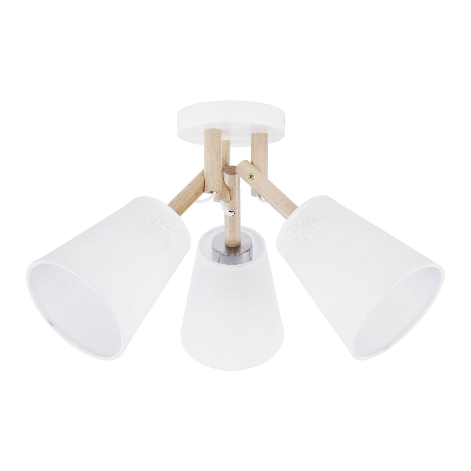 Lubinis šviestuvas TK LIGHTING VAIO WHITE, 3 x E27 max 15W