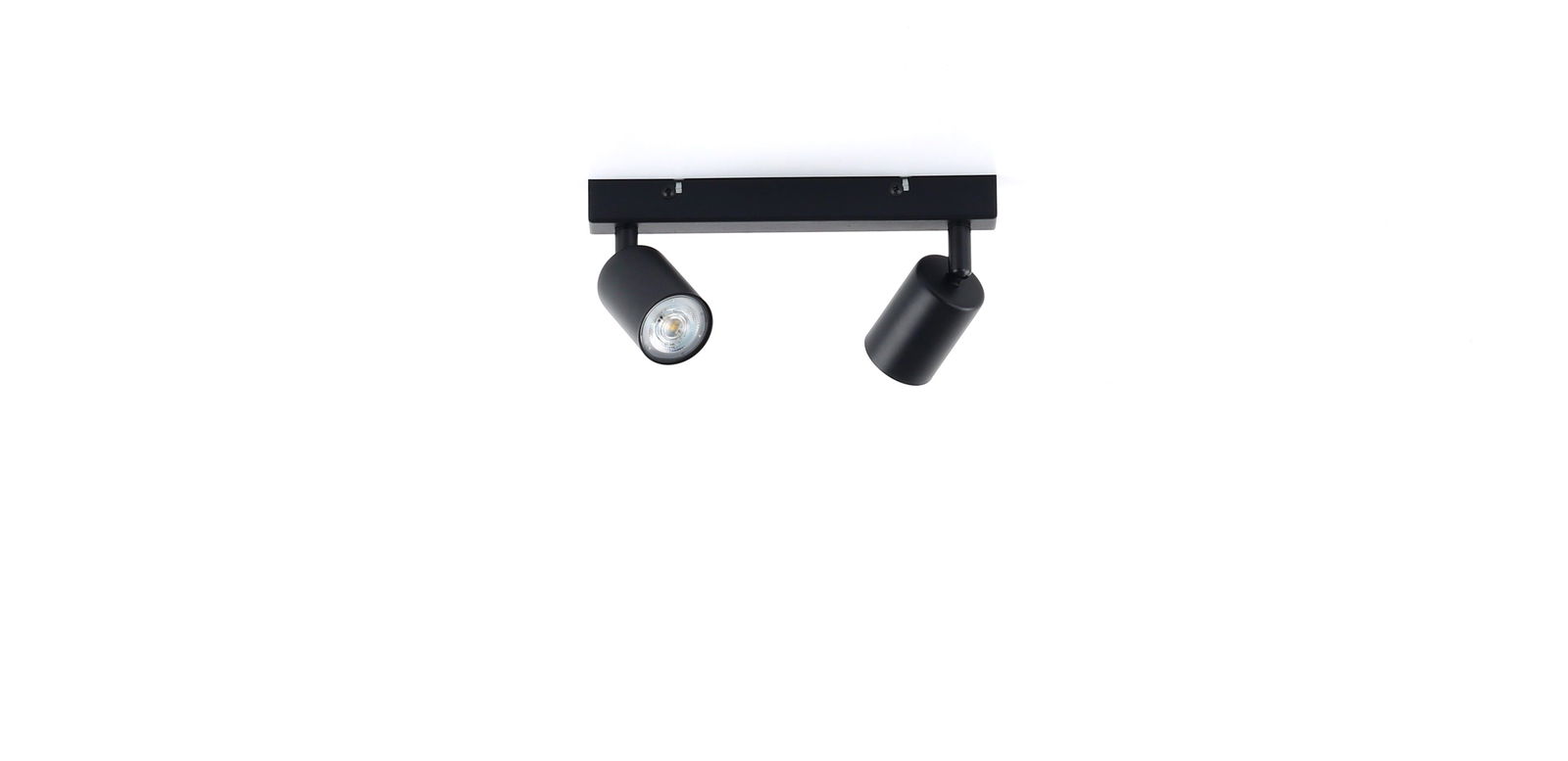 Kryptinis šviestuvas TK LIGHTING TOP BLACK 2, 2 x GU10 max 10W