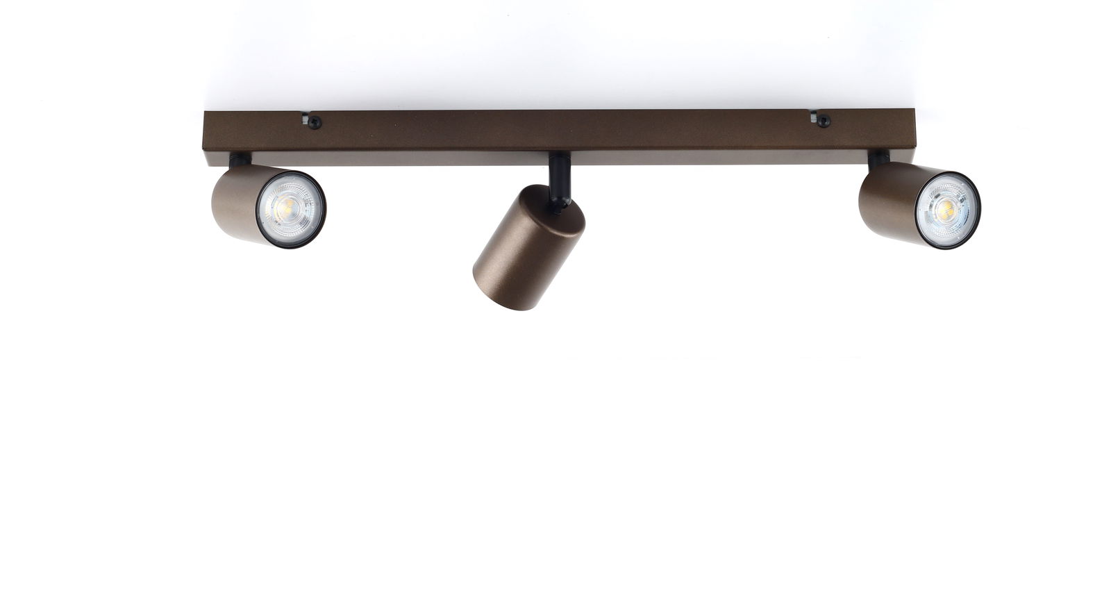 Kryptinis šviestuvas TK LIGHTING TOP BROWN 3, 3 x GU10 max 10W