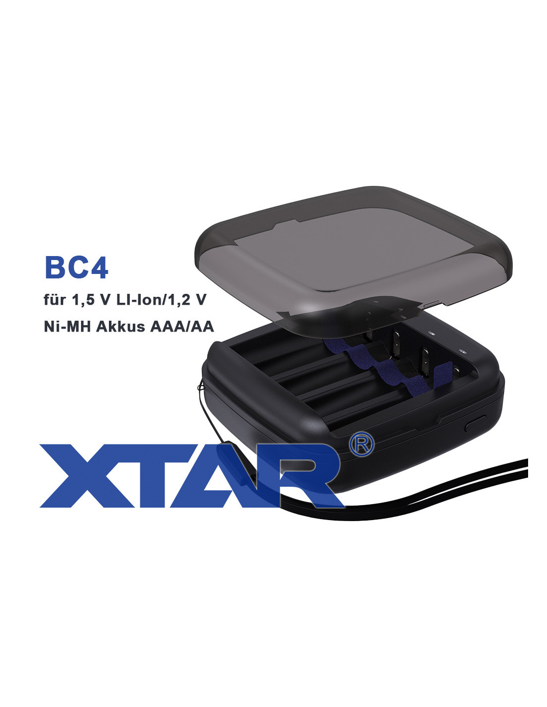 Krautuvas XTAR BC4 Li-ion 1,5V / Ni-Mh 1,2V