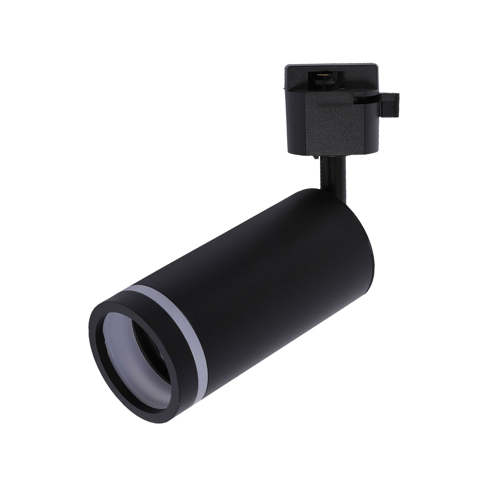 Kryptinis šviestuvas TK LIGHTING TRACER BLACK RING, 1 x GU10 max 10W