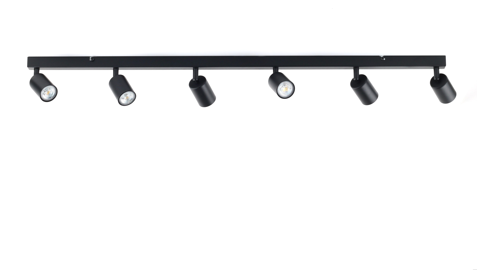 Kryptinis šviestuvas TK LIGHTING TOP BLACK 6, 6 x GU10 max 10W