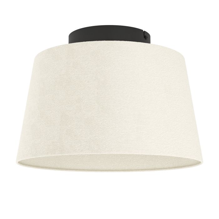 Lubinis šviestuvas EGLO FEBRES, 1xE27, 60W, juodos/baltos sp., Ø35cm,  h25cm